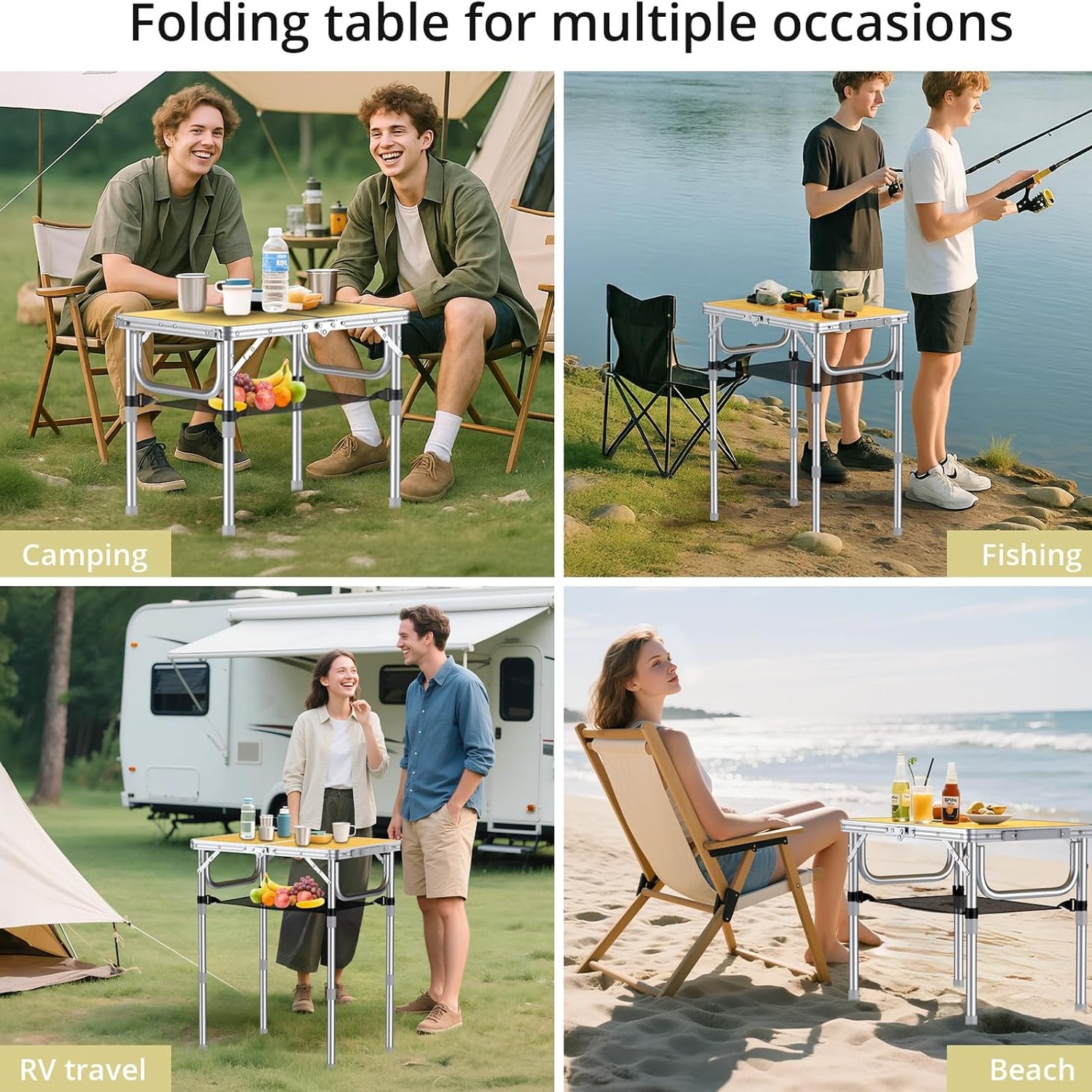 Adjustable Height Camping Table 2ft: image 7