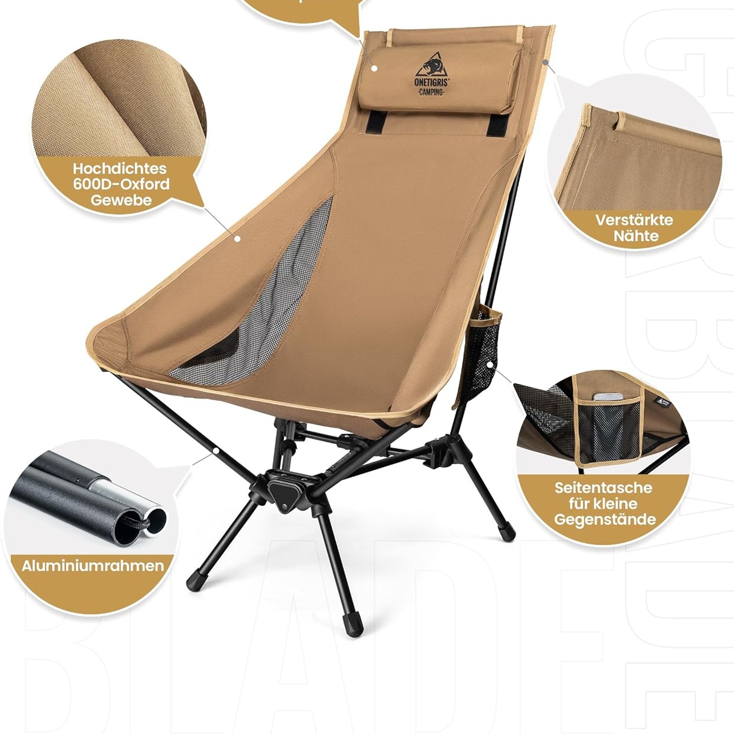OneTigris High Back Camping Chair: image 7