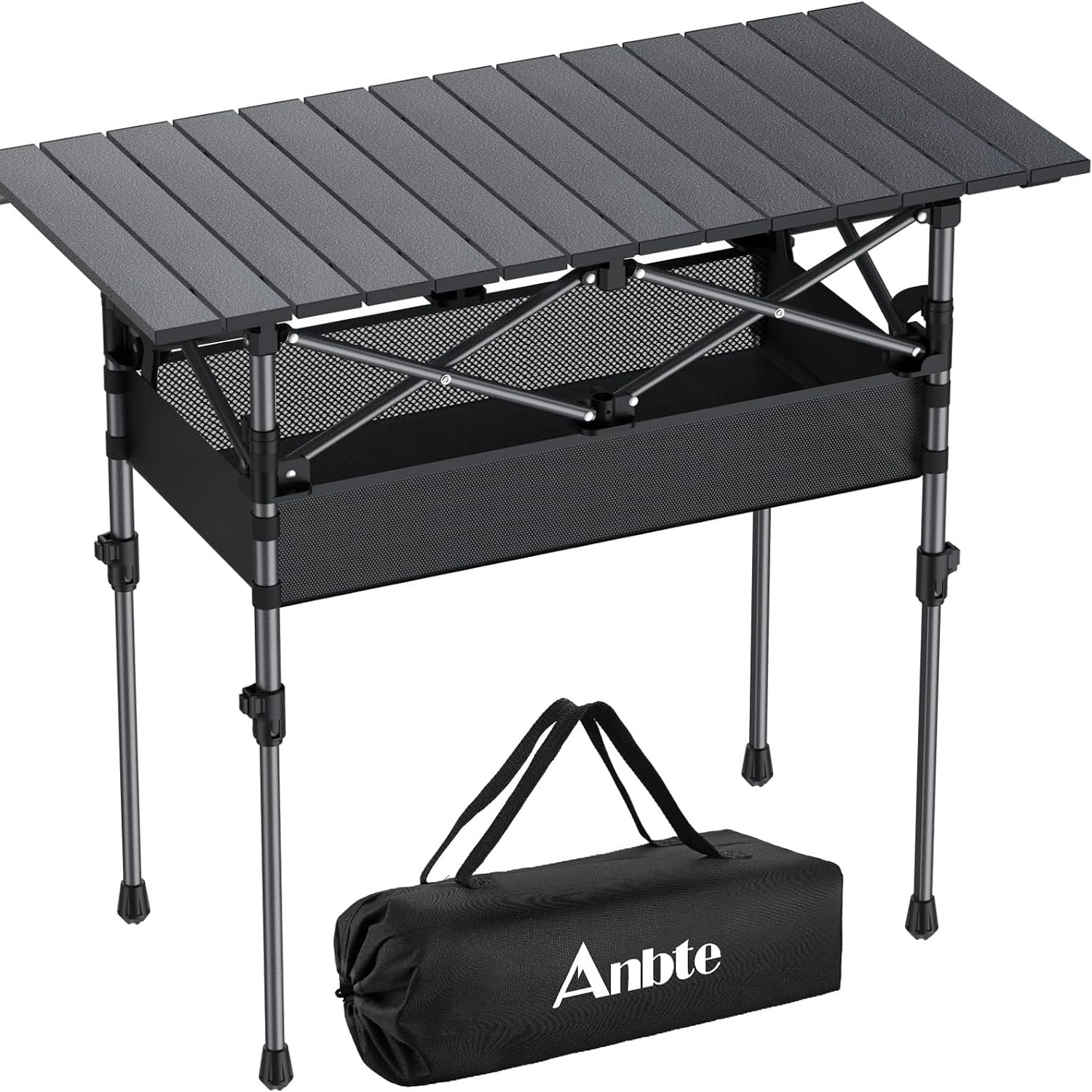 Anbte Roll Top Camping Table (3ft, Two Heights): image 10