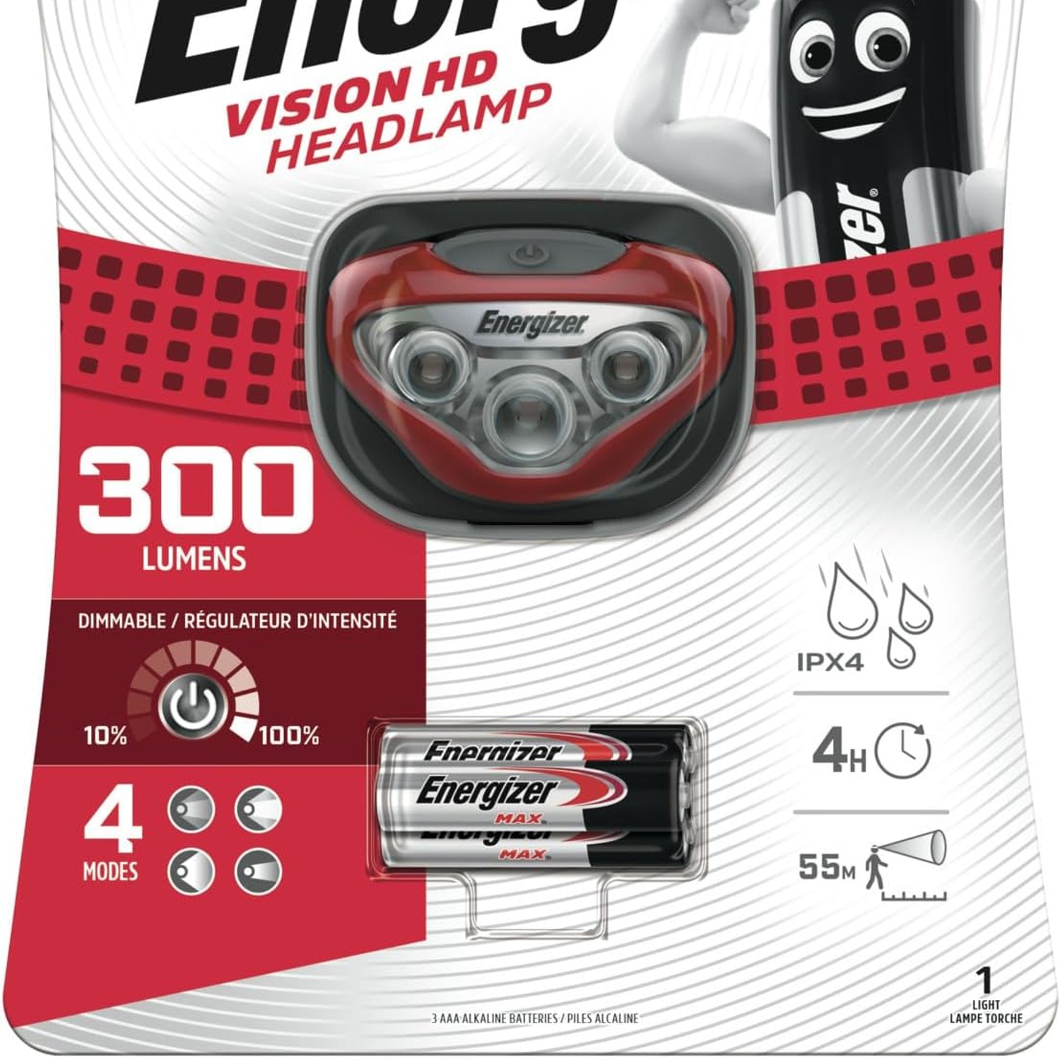 Energizer Vision HD LED Head Torch