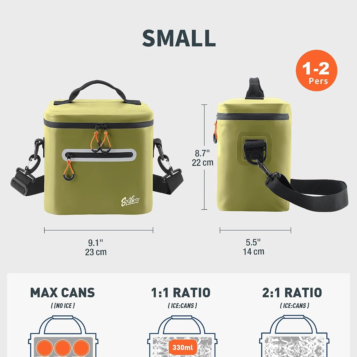 Sydioor Soft Sided Cool Bag 14L Insulated Cooler: image 5