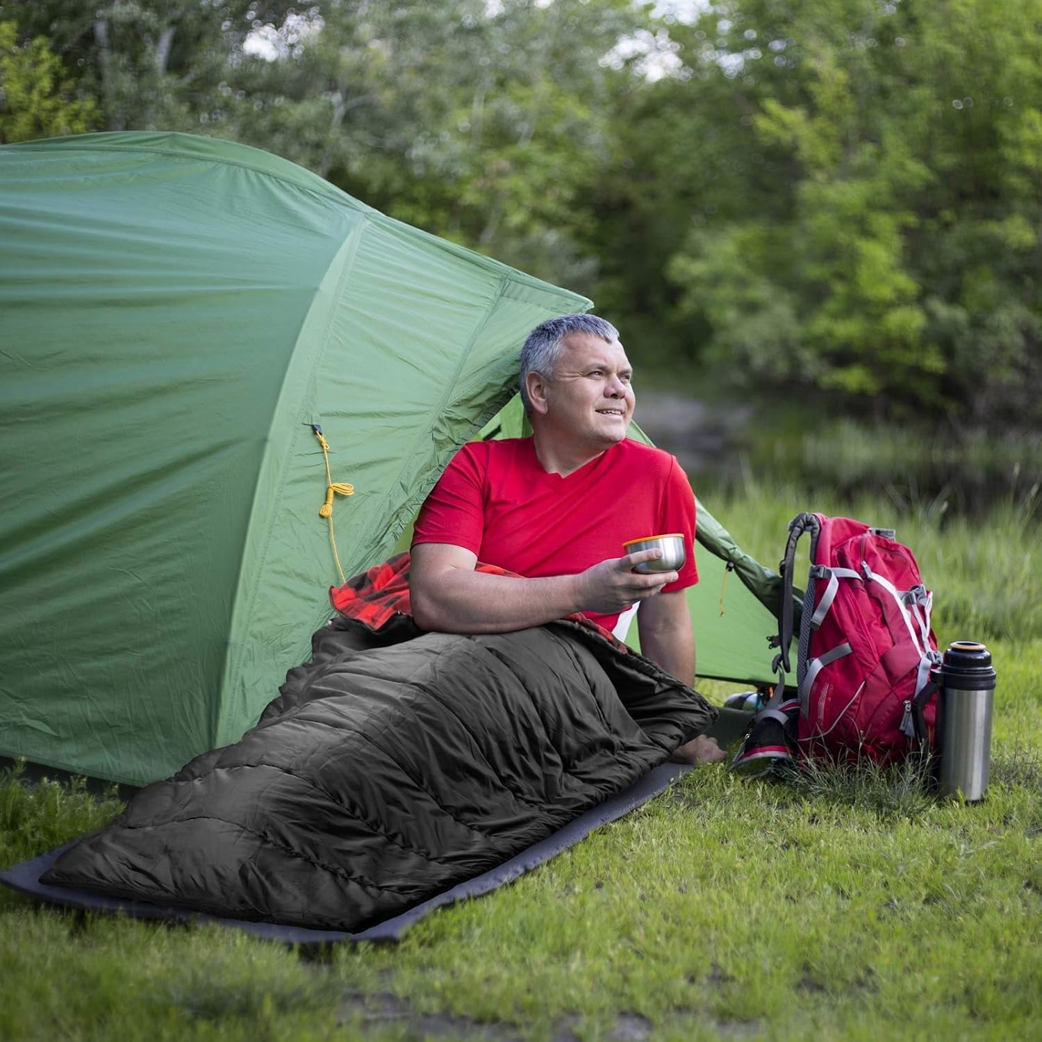Mcota Cotton Flannel Sleeping Bag: image 2