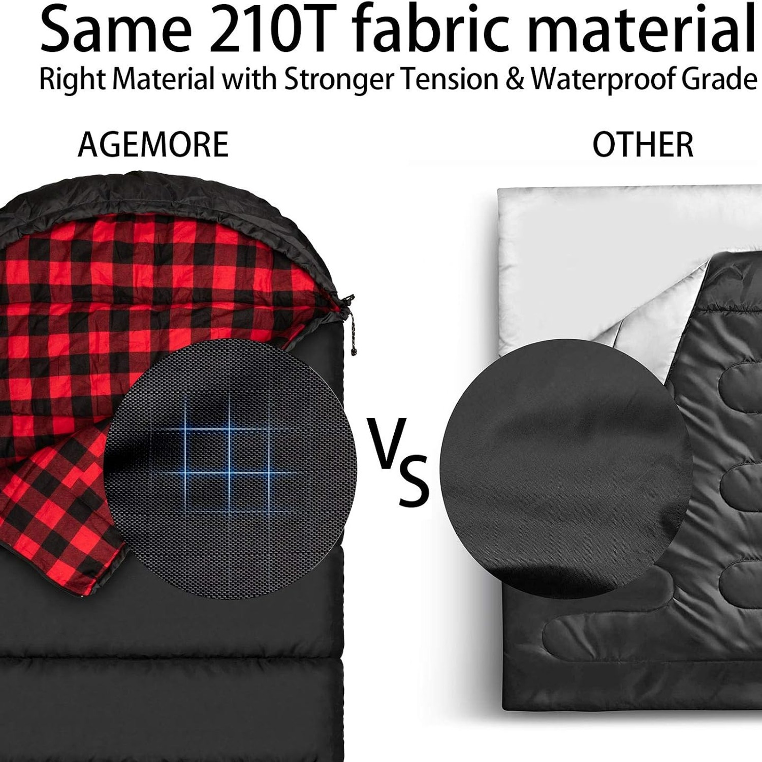 Mcota Cotton Flannel Sleeping Bag: image 3