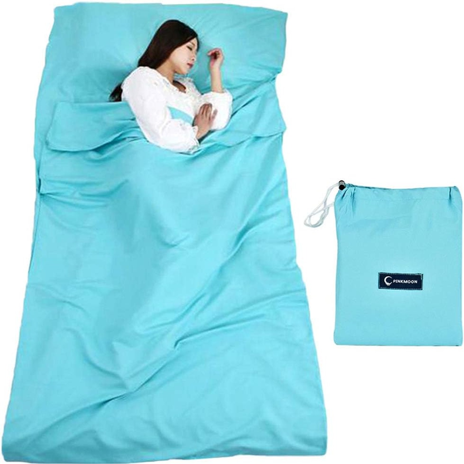 Lightweight Travel Sleeping Bag with Carry Bag: image 8