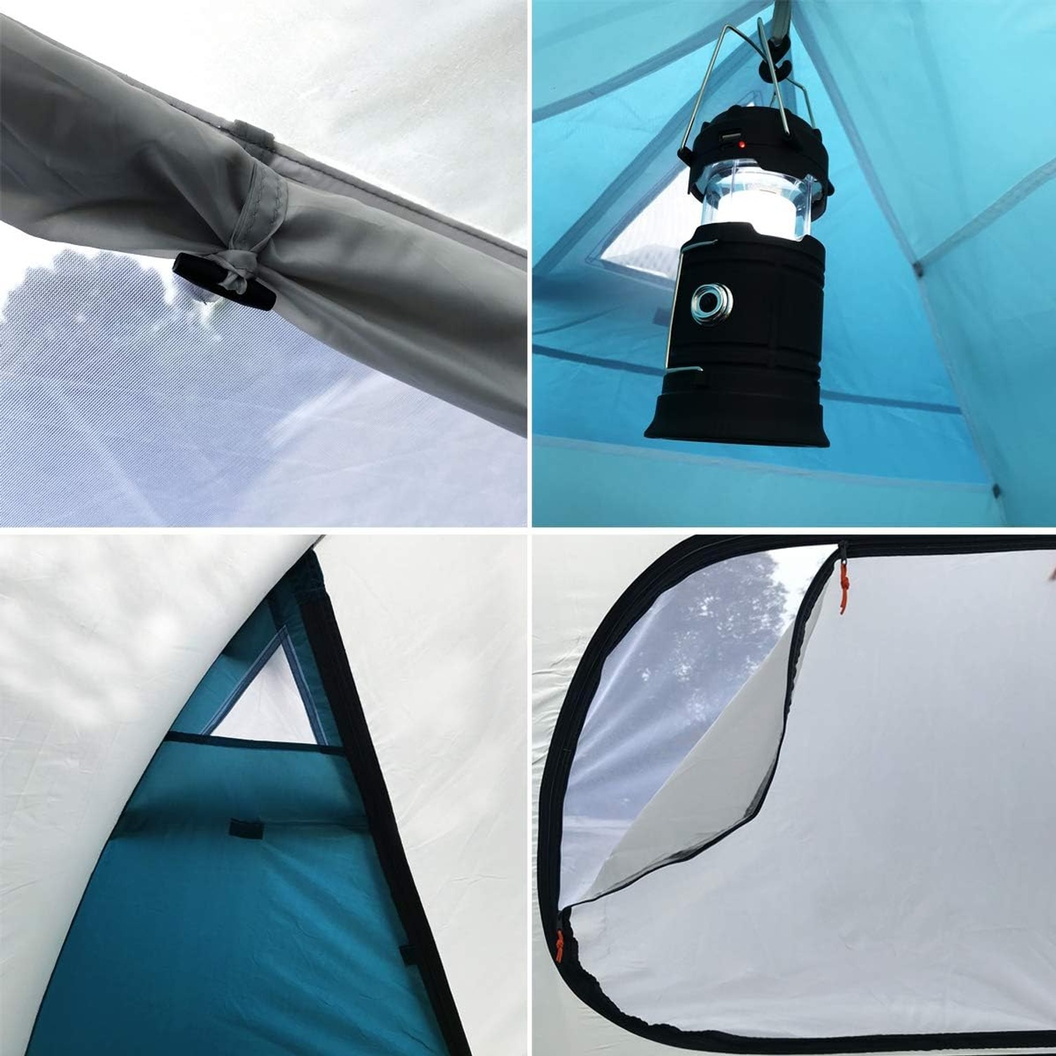 SAFACUS 4 Person Double Layer Dome Tent: image 4